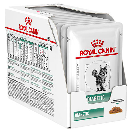 ROYAL CANIN® VETERINARY DIET Diabetic Adult Wet Cat Food Pouches 12 x 85g