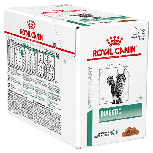 ROYAL CANIN® VETERINARY DIET Diabetic Adult Wet Cat Food Pouches 12 x 85g