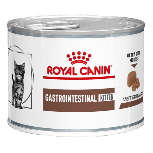 ROYAL CANIN® VETERINARY DIET Gastrointestinal Kitten Wet Cat Food Cans 12 x 195g