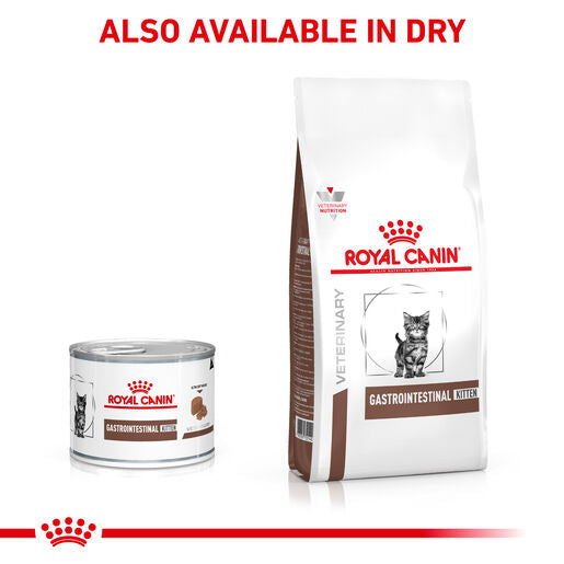 ROYAL CANIN® VETERINARY DIET Gastrointestinal Kitten Wet Cat Food Cans 12 x 195g