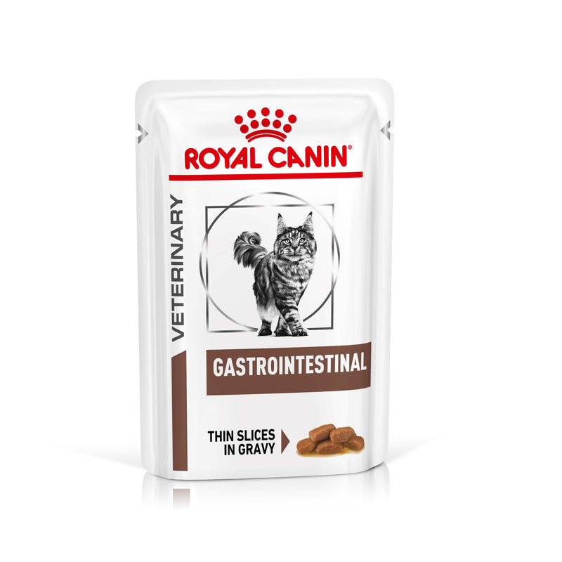 ROYAL CANIN® VETERINARY DIET Gastrointestinal Adult Wet Cat Food Pouches 12 x 85g