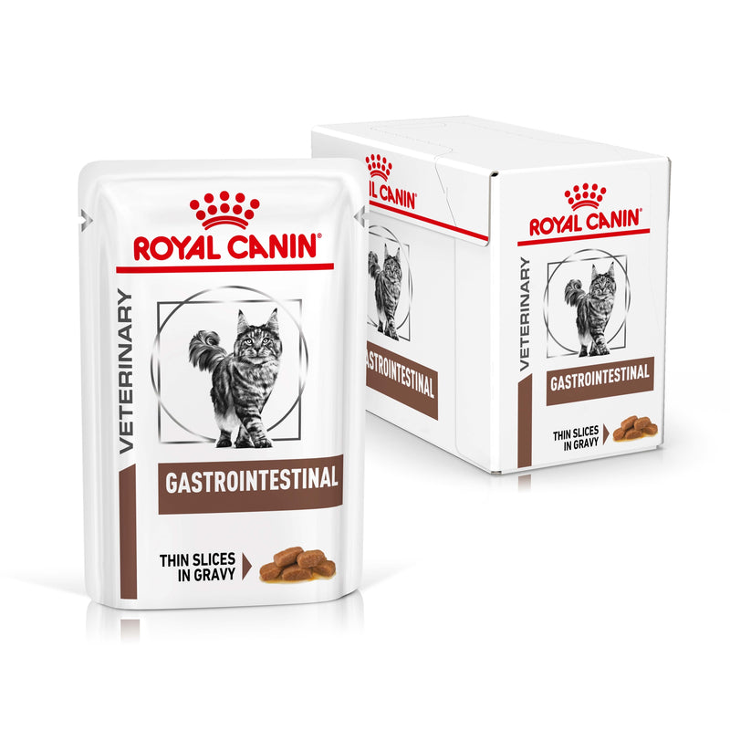 ROYAL CANIN® VETERINARY DIET Gastrointestinal Adult Wet Cat Food Pouches 12 x 85g