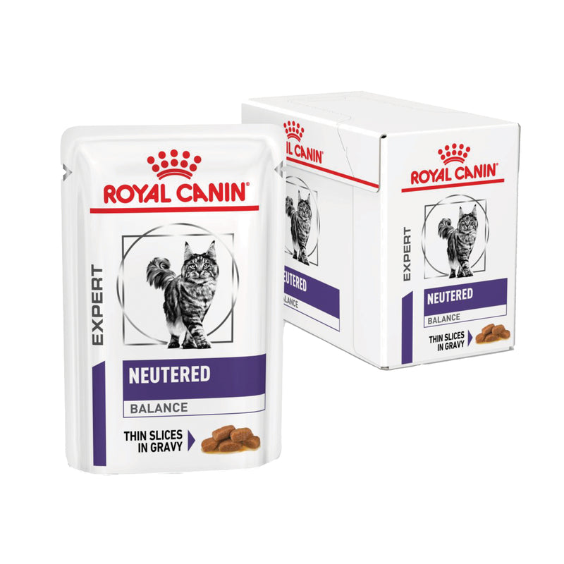 ROYAL CANIN® VETERINARY DIET Neutered Balance Adult Wet Cat Food Pouches 12 X 85g