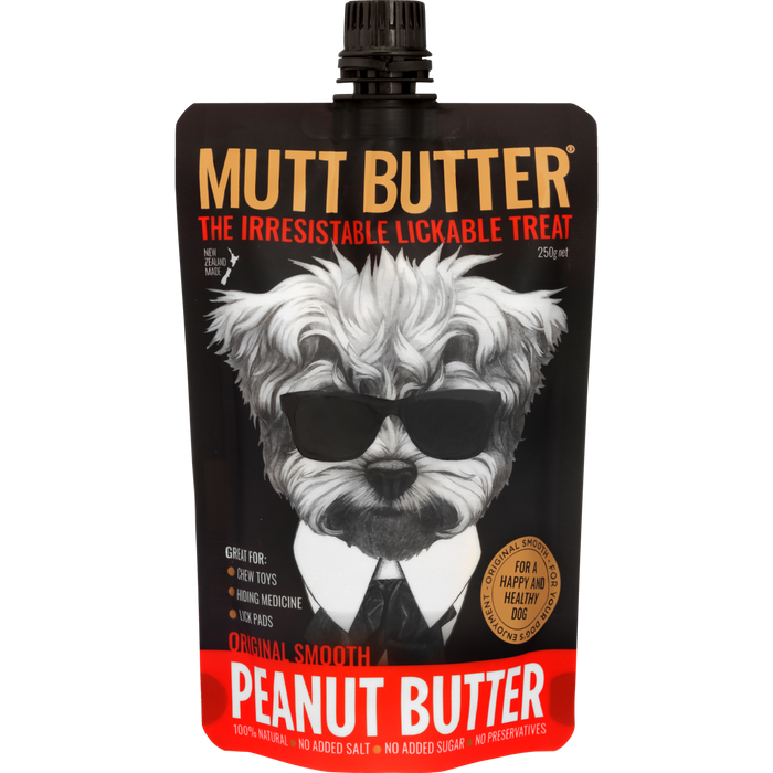 Mutt Butter Peanut Butter Pouch 250g