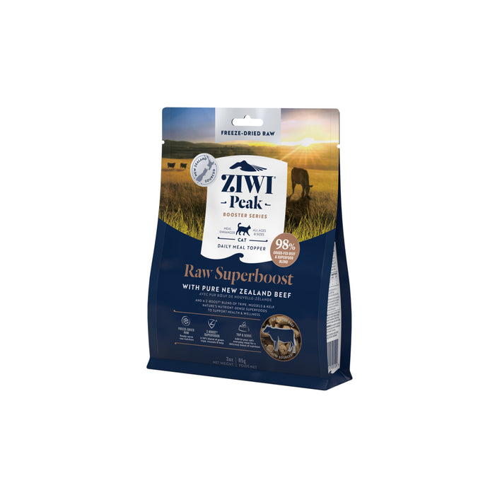 ZIWI Peak® Freeze-dried  Booster Series Raw Superboost Beef for cats 85g