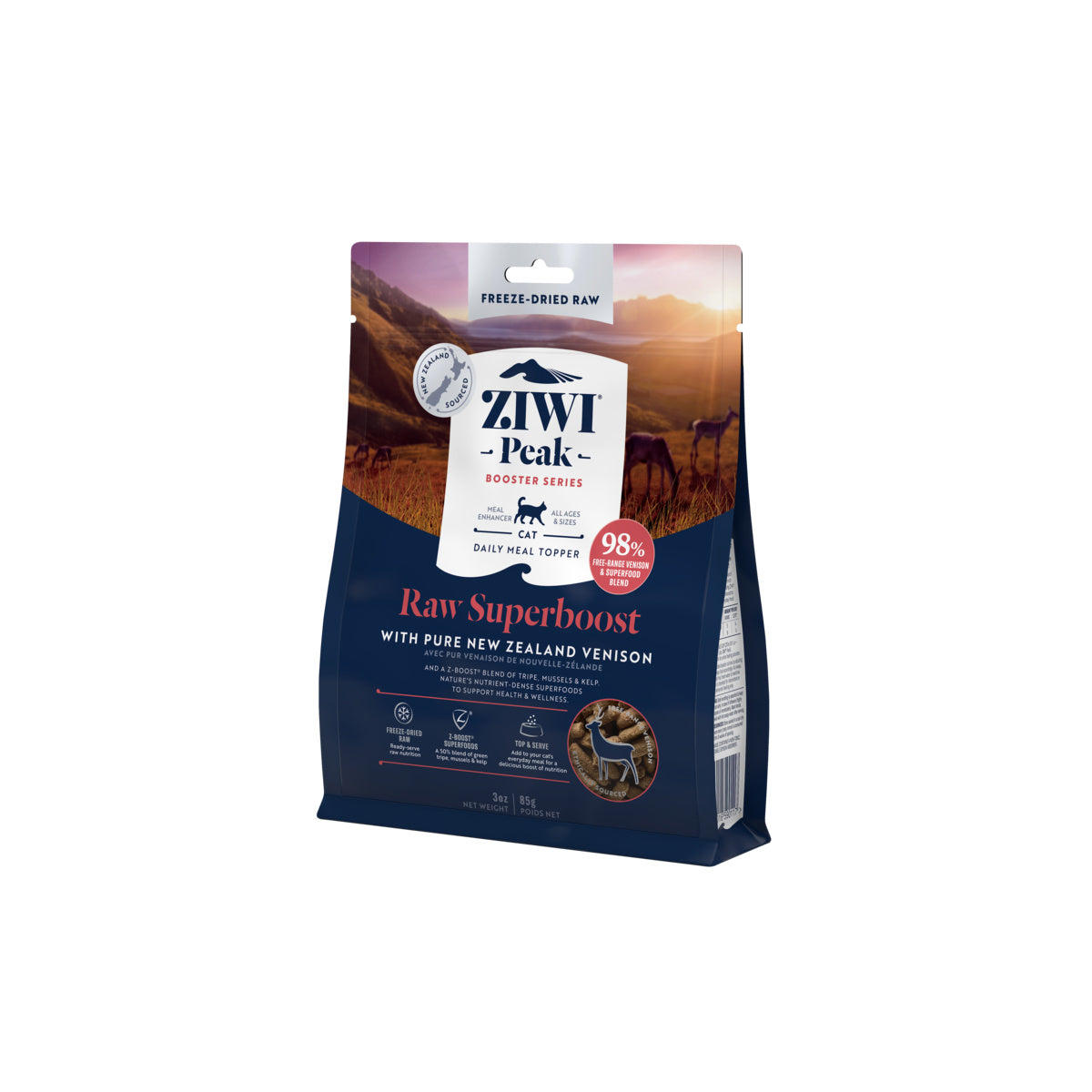ZIWI Peak® Freezedried Booster Series Raw Superboost Venison for cats