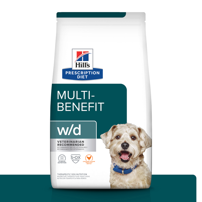 Hill's Prescription Diet w/d Multi-Benefit Digestive/Weight/Glucose/Urinary Management Dry Dog Food 3.85kg
