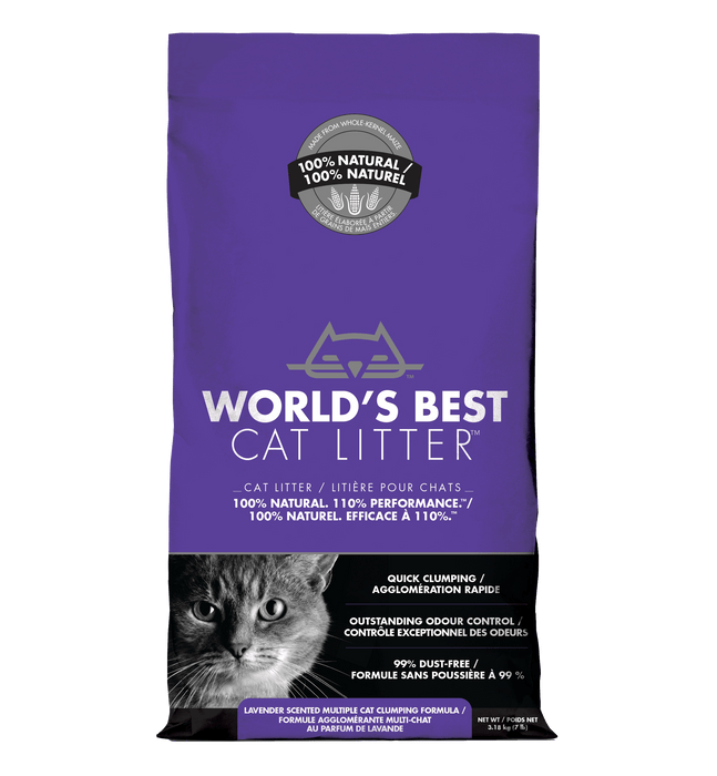 World's Best Cat Litter - Lavender Scented 6.35kg