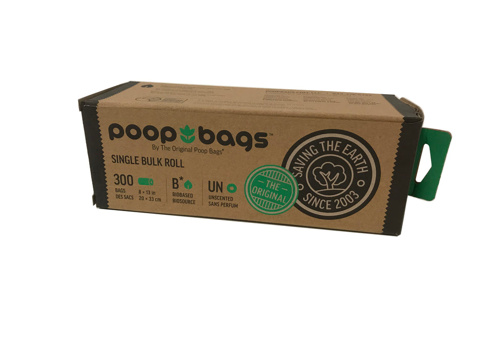 The Original Poop Bag Biobased Bulk Roll 300
