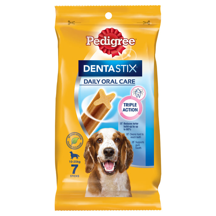Pedigree Dentastix Dog Treats Daily Oral Care Medium Dog 7 Sticks