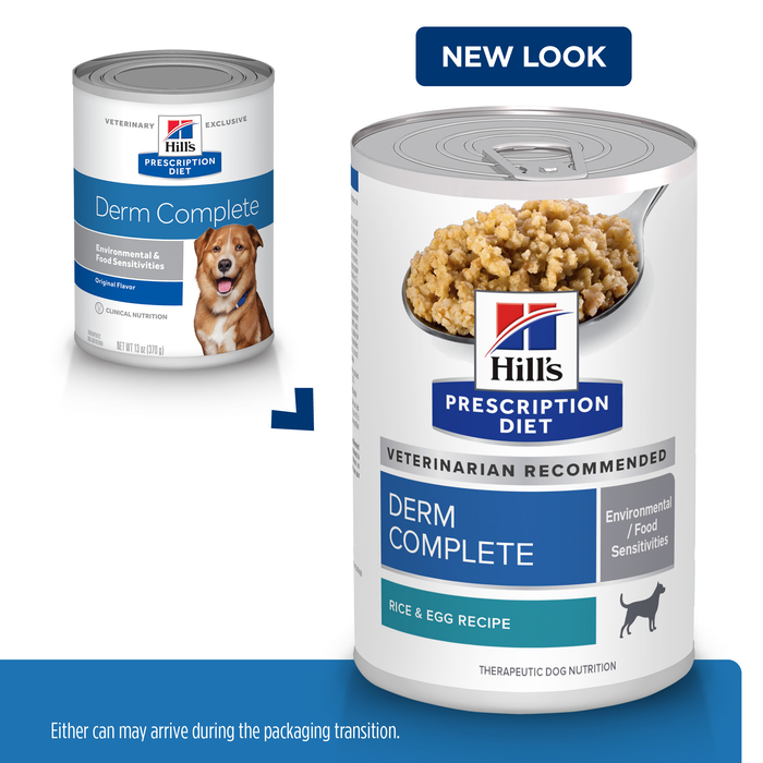 Hills Canine Derm Complete Can 12 x 370g