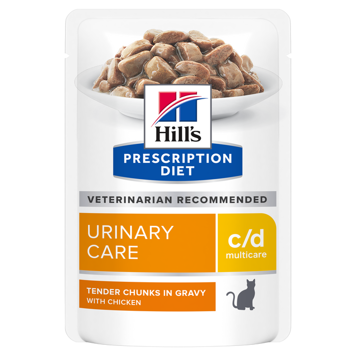 Hill's Prescription Diet c/d Multicare Chicken pouches 12 x 85g