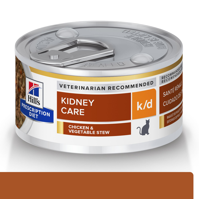 Hill's Prescription Diet k/d Kidney Care Chicken & Vegetable Stew 24 x 82g cans
