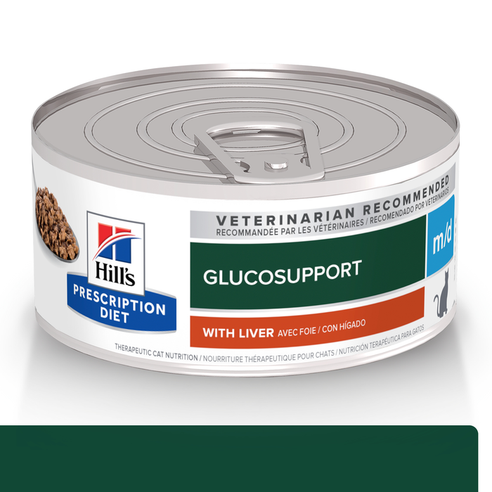 Hill's Prescription Diet m/d GlucoSupport Canned Cat Food 24 x 156g