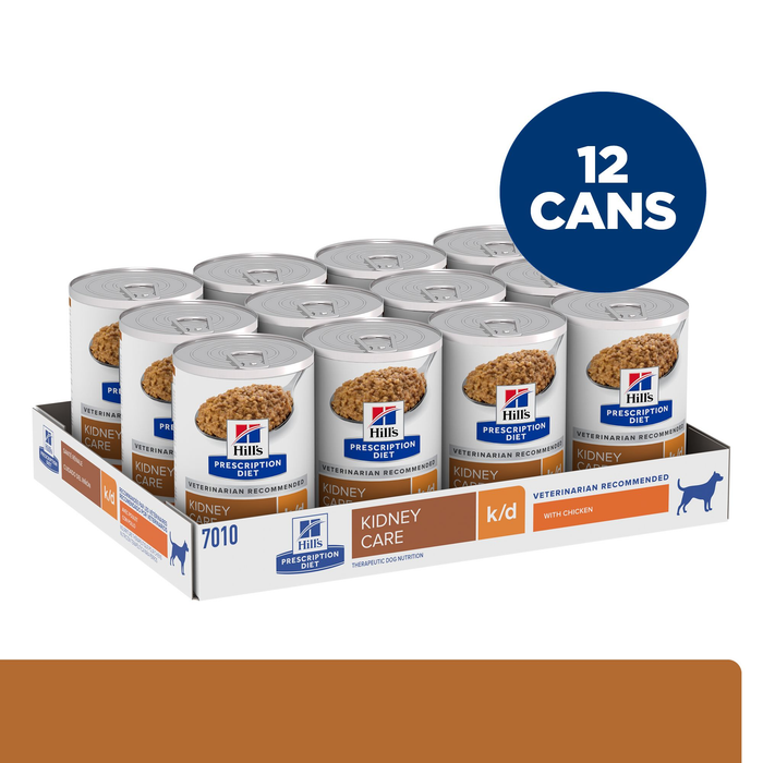 Hill's Prescription Diet k/d Kidney Care with Chicken 12 x 370g cans