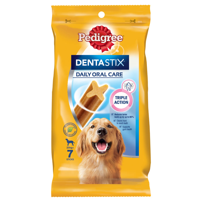 Pedigree Dentastix Dog Treats Daily Oral Care Large Dog 7 Sticks