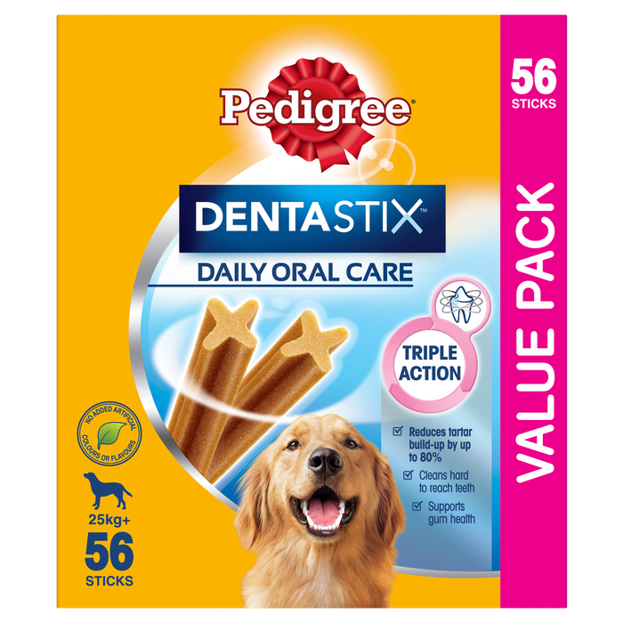 Pedigree Dentastix Dog Treats Daily Oral Care Large Dog 56 Sticks