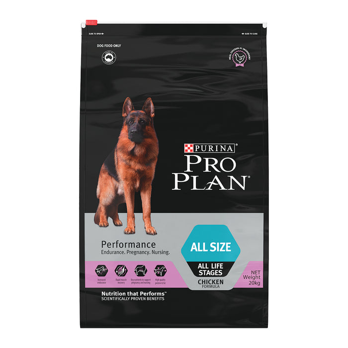 PRO PLAN Performance All Size All Life Stages Chicken Formula Chicken Formula Dry Dog Food