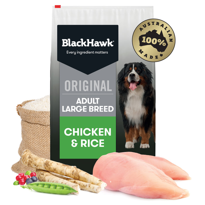 Black Hawk Original Large Breed Chicken and Rice 20kg