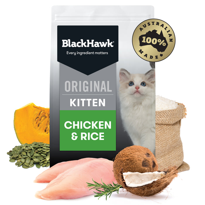 Black Hawk Original Kitten Chicken & Rice 3kg