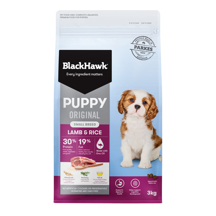 Black Hawk Original Small Breed Puppy Lamb and Rice 10kg