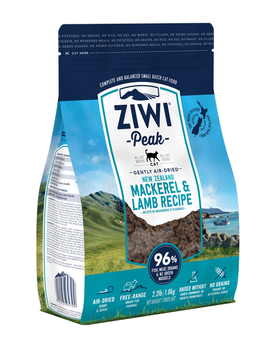 ZIWI Peak® Air-dried Original Series Mackerel & Lamb Recipe for cats