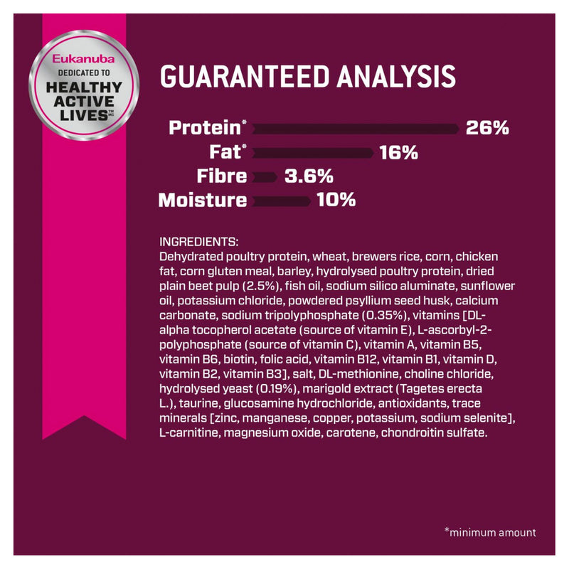 Eukanuba™ Exercise Adult Dry Dog Food 15kg