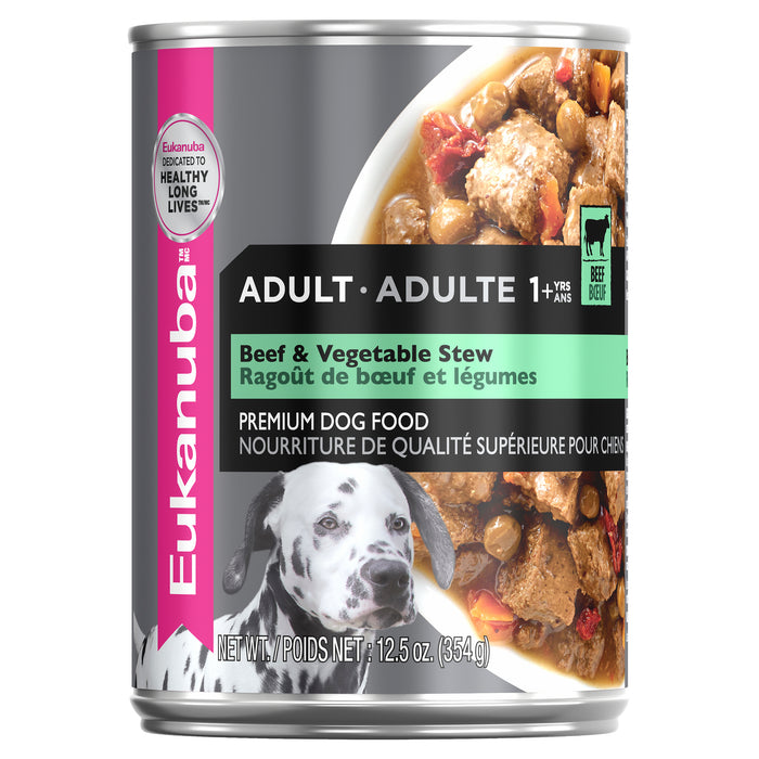 Eukanuba™ Beef & Vegetables Stew Adult Wet Dog Food Cans 12 x 354g