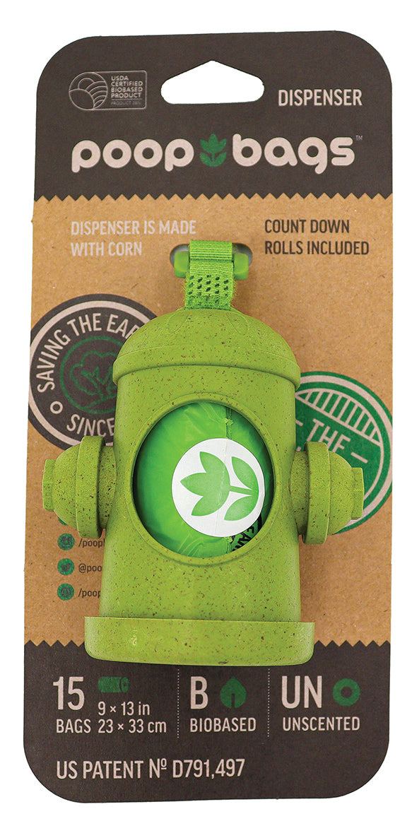 The Original Poop Bag Hydrant Dispenser