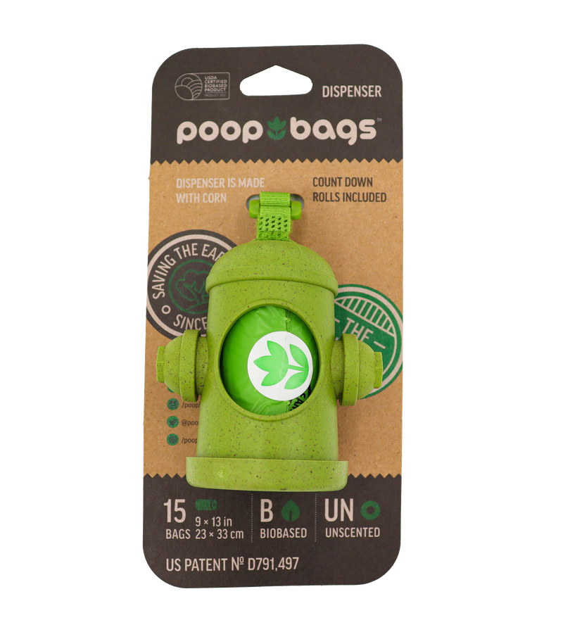 The Original Poop Bag Hydrant Dispenser