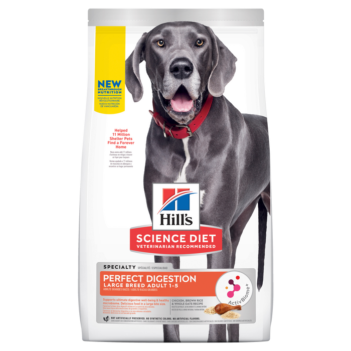 Hill's Science Diet Perfect Digestion Adult Large Breed Dry Dog Food 9.98kg