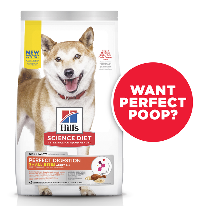 Hill's Science Diet Perfect Digestion Adult Small Bites Dry Dog Food