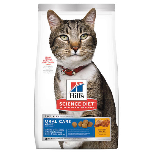 Hill's Science Diet Adult Oral Care Dry Cat Food