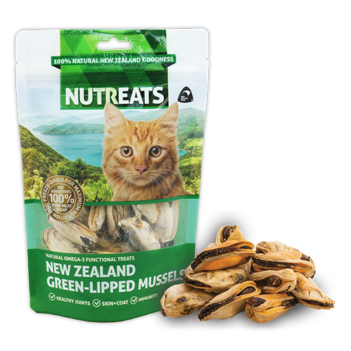 Nutreats Freeze-dried Green-lipped Mussel Cat Treats