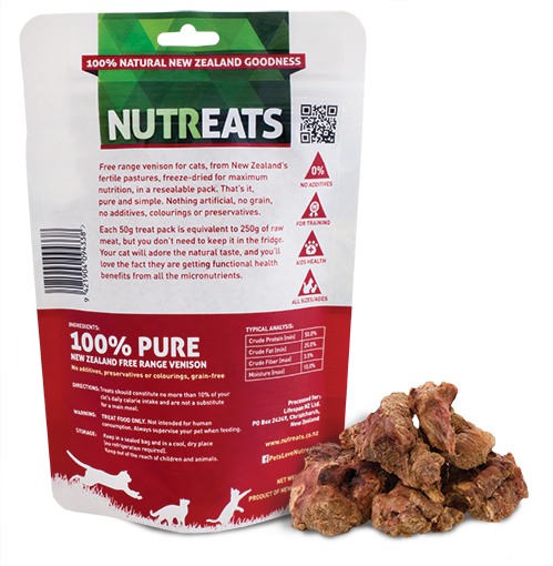Nutreats Freeze-dried Venison Cat Treats