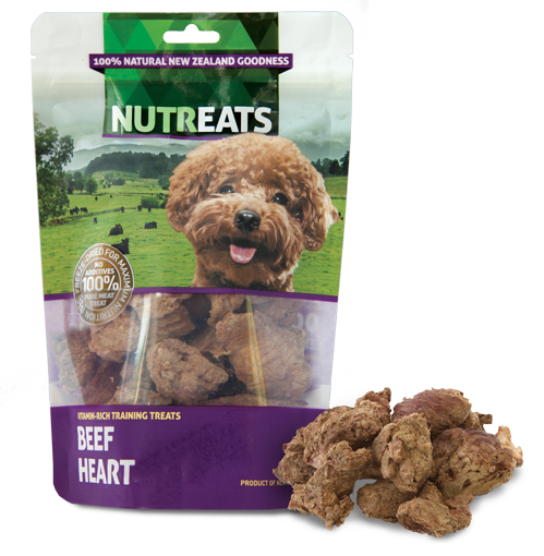Nutreats Freeze-dried Beef Heart Dog Treats