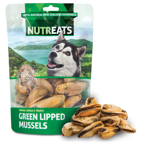 Nutreats Freeze-dried Green-lipped Mussel Dog Treats