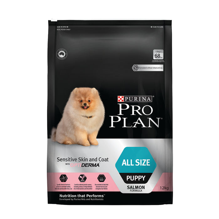 PRO PLAN Puppy All Size Sensitive Skin & Coat Salmon Formula Dry Dog Food 2.5kg