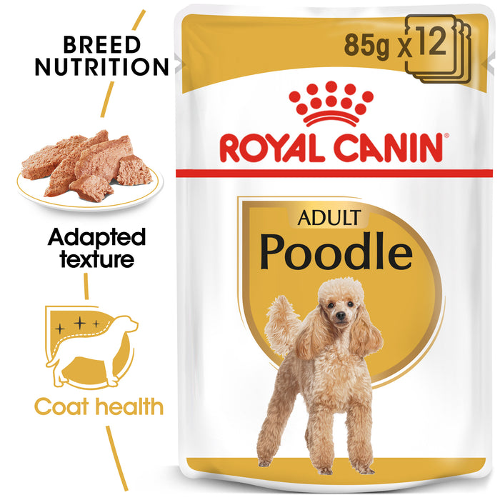 ROYAL CANIN® Poodle Breed Adult Wet Dog Food Pouches 12 x 85g