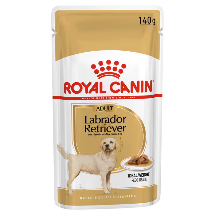 ROYAL CANIN® Labrador Breed Adult Wet Dog Food Pouches  12 x 140g