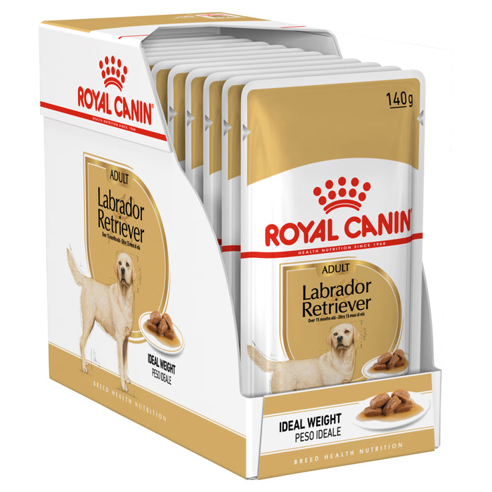 ROYAL CANIN® Labrador Breed Adult Wet Dog Food Pouches  12 x 140g
