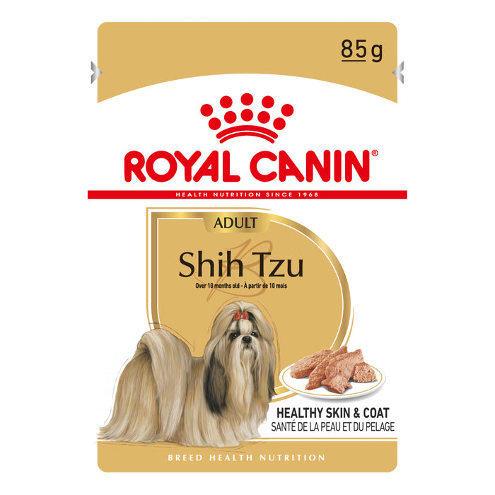 ROYAL CANIN® Shih Tzu Breed Adult Wet Dog Food Pouches 12 x 85g