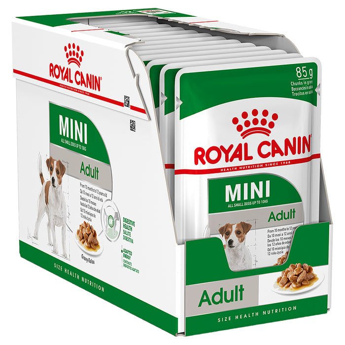 ROYAL CANIN® Mini Adult Wet Dog Food Pouches 85g x 12