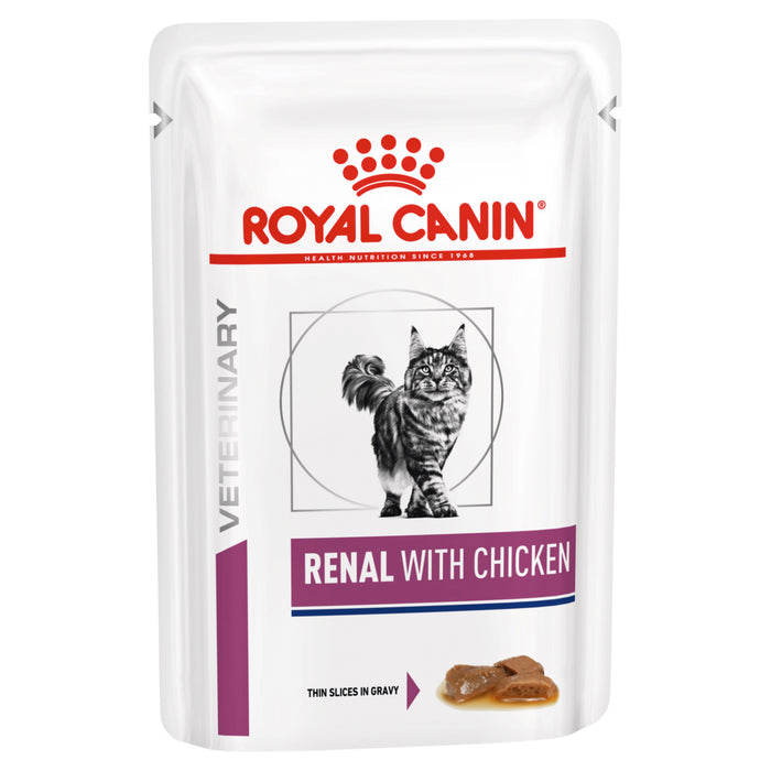 Royal Canin Renal Chicken pouches 12 x 85g