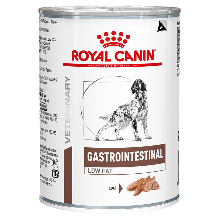 ROYAL CANIN® VETERINARY DIET Gastrointestinal Low Fat Adult Wet Dog Food Cans 12 x 420g