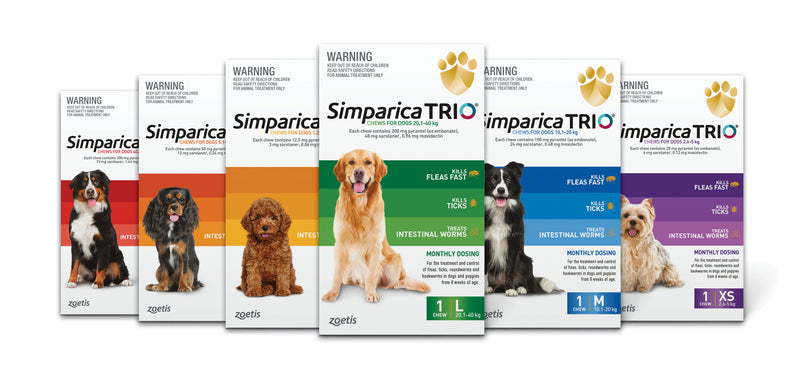 Simparica Trio - Single Dose Packs